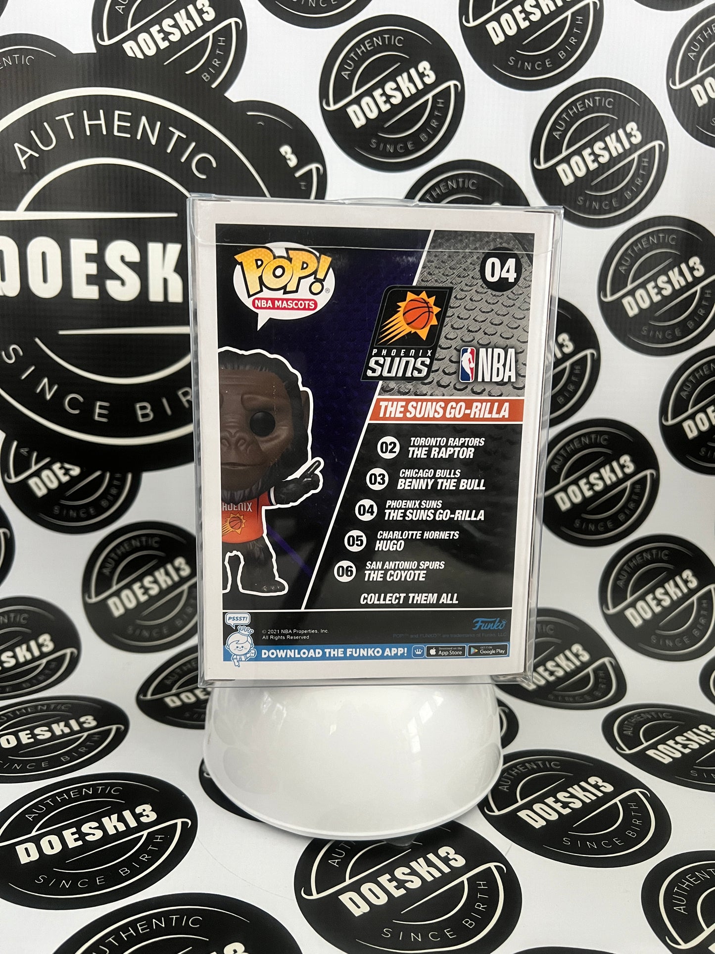 Funko Pop! NBA Mascots Phoenix Suns - The Suns Go- Rilla #04 W/Protector