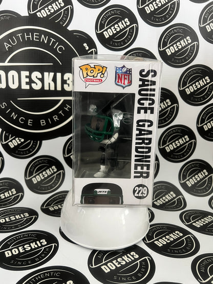 Funko Pop! NFL Sauce Gardner #229 - NEW YORK JETS Fanatics Exclusive W/Protector