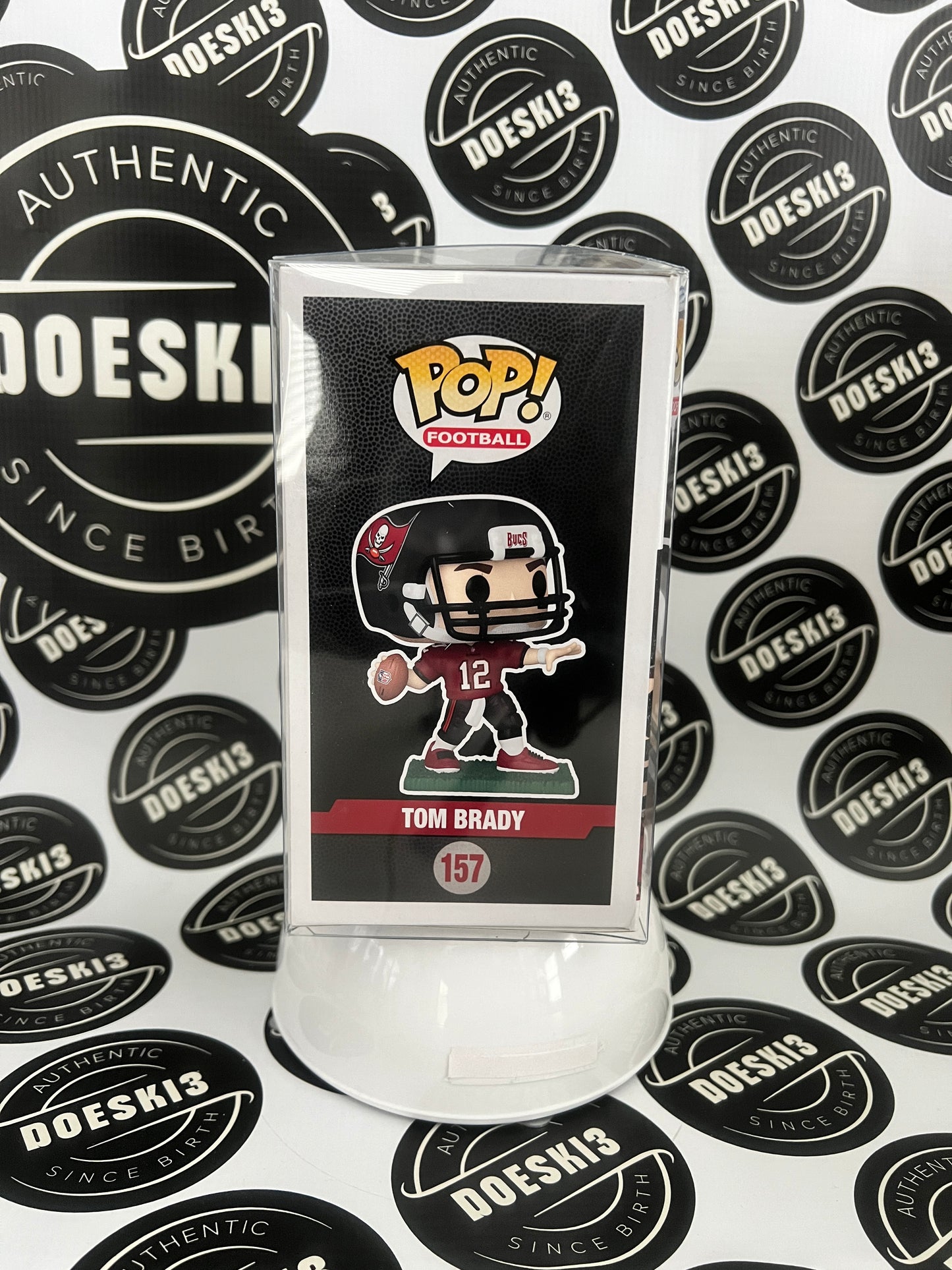 Funko Pop! NFL Tom Brady Tampa Bay Buccaneers #157 W/Protector