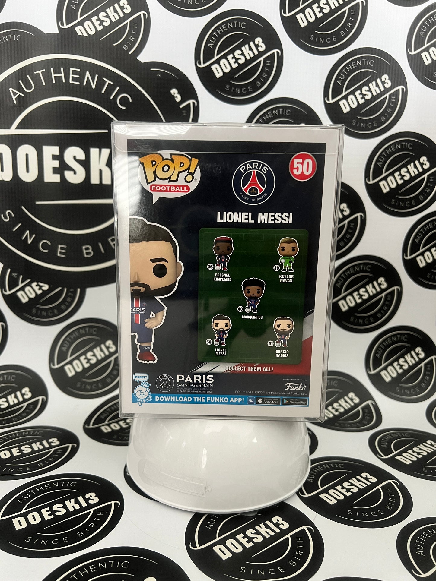 Funko Pop! Lionel Messi #50 Paris Saint-Germain Soccer EPL W/Protector