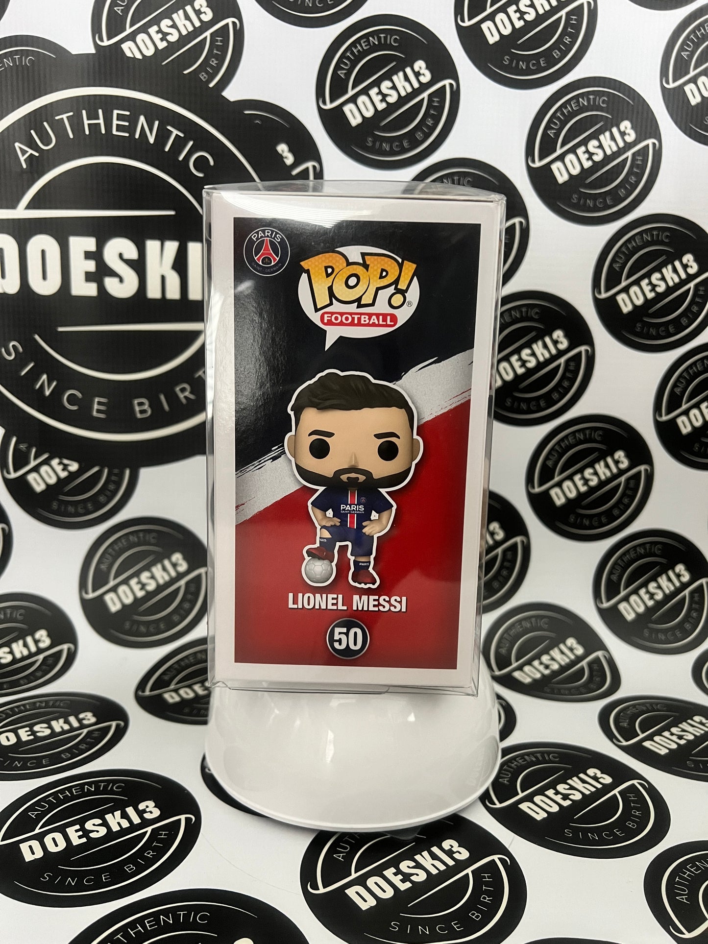 Funko Pop! Lionel Messi #50 Paris Saint-Germain Soccer EPL W/Protector