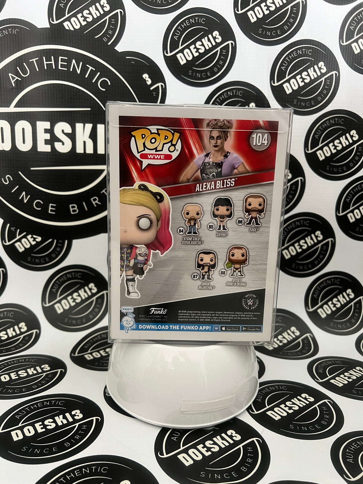 Funko Pop! WWE Alexa Bliss with Lilly doll #104 Walmart Exclusive) W/Protector