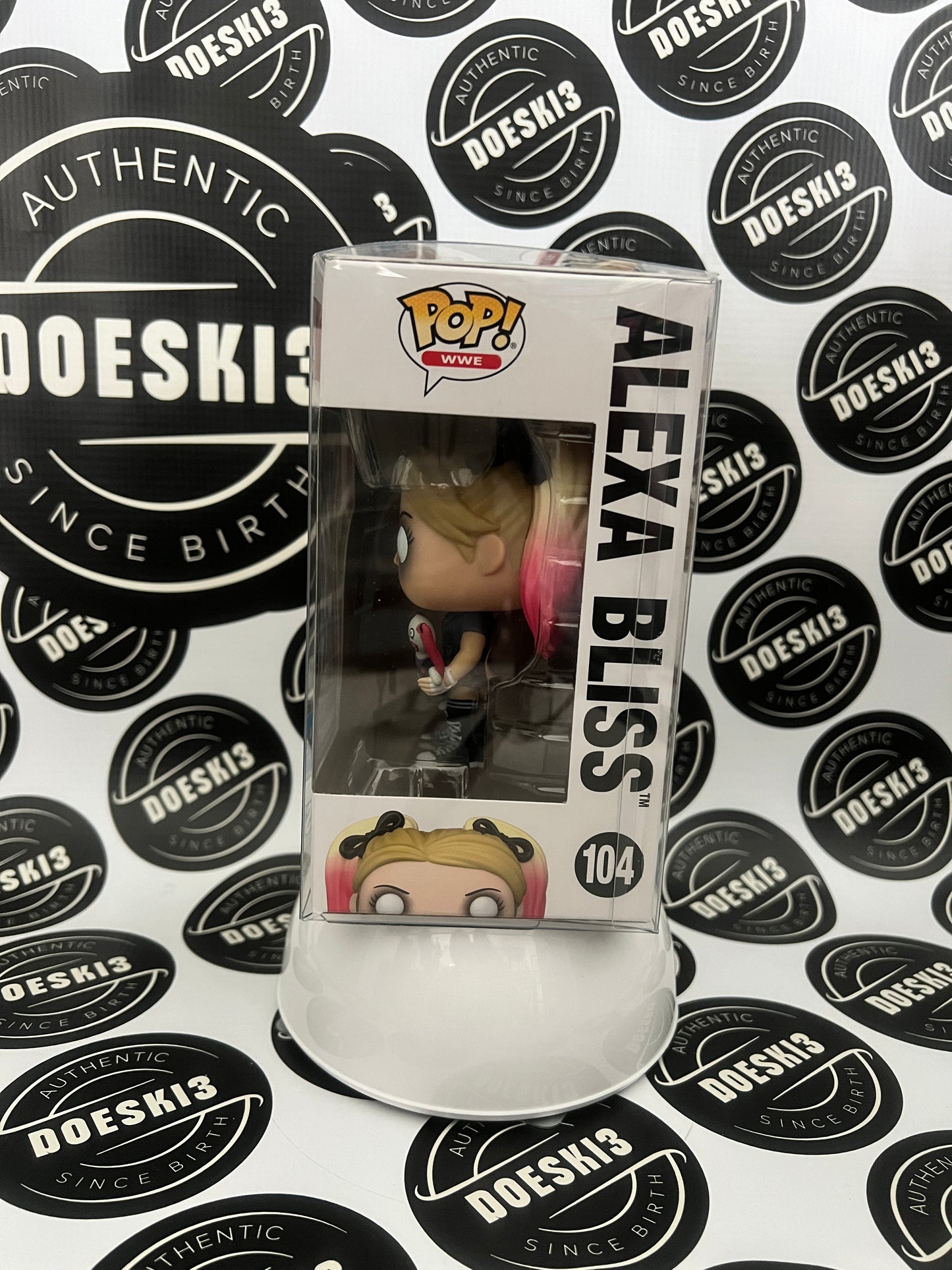 Funko Pop! WWE Alexa Bliss with Lilly doll #104 Walmart Exclusive) W/Protector