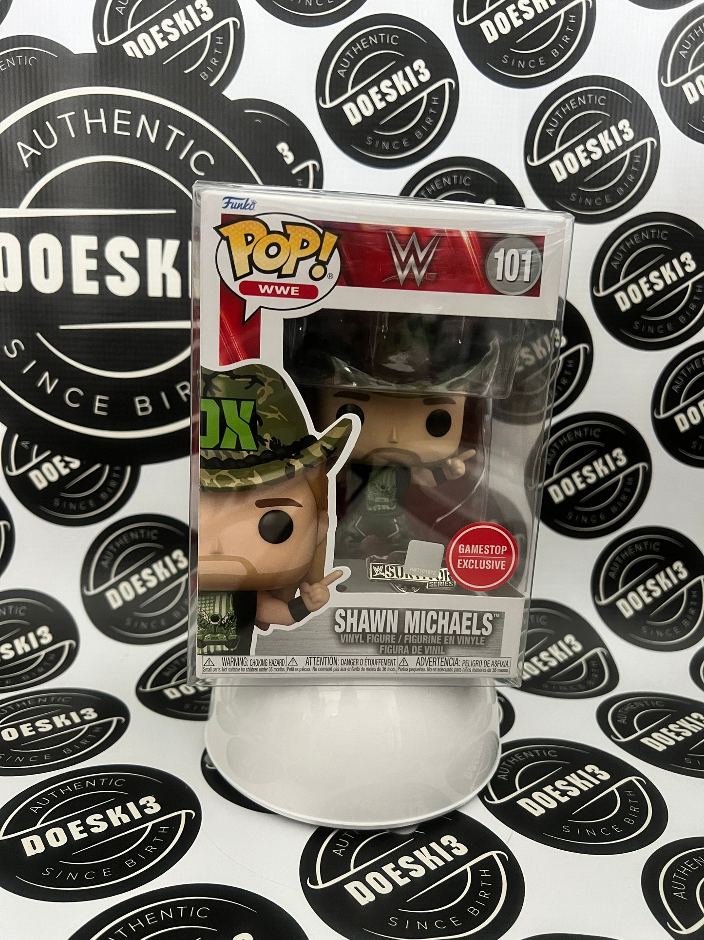 Funko Pop! WWE - Shawn Michaels #101 (GameStop Exclusive) W/Protector