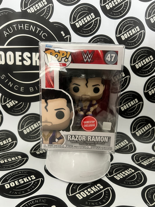 Funko Pop! WWE - Razor Ramon #47 (GameStop Exclusive) W/Protector