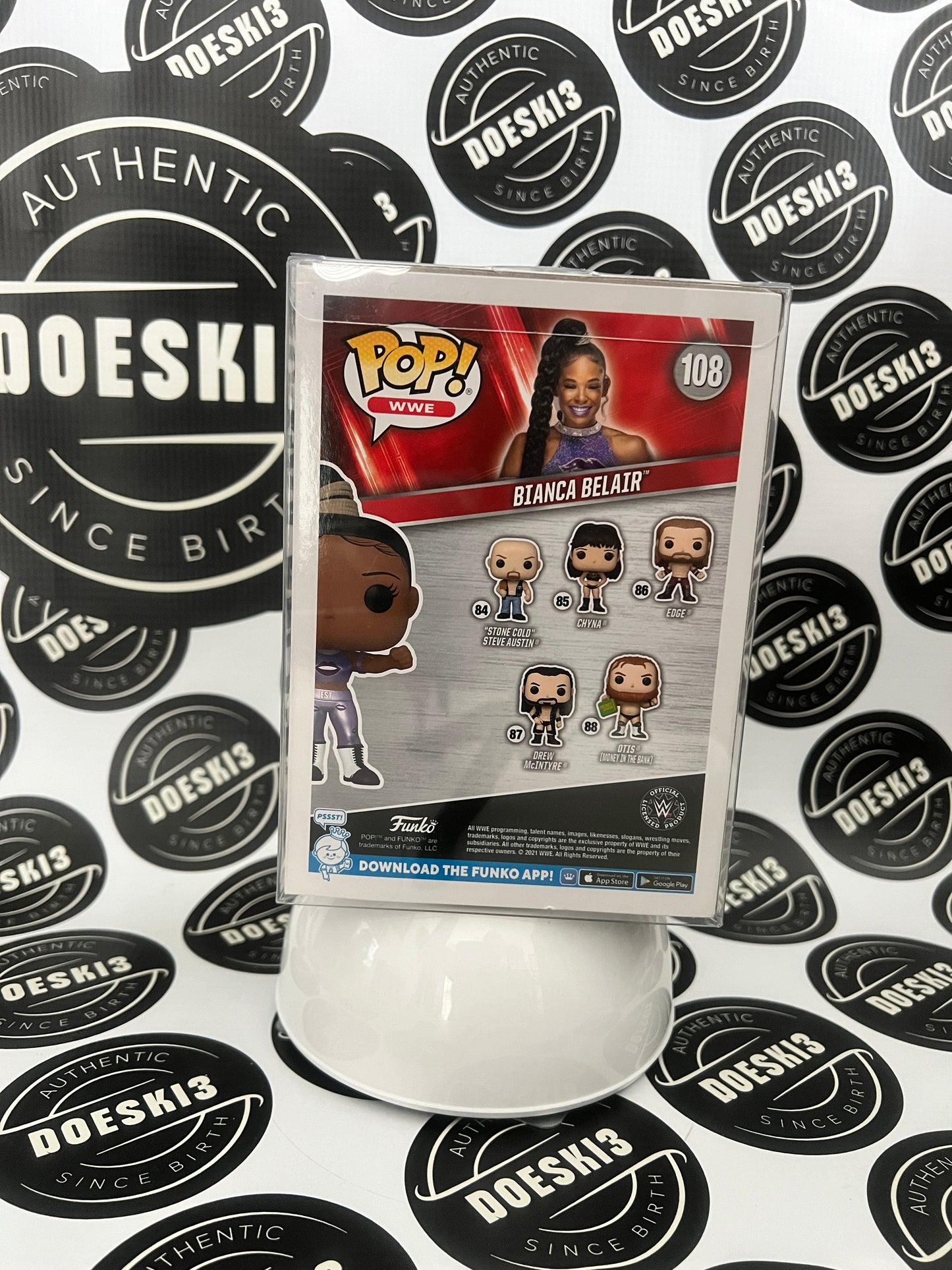 Funko Pop! WWE - Bianca Belair #108 W/Protector