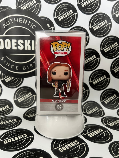 Funko Pop! WWE Becky Lynch #102 with Two Belts Target Con Exclusive W/Protector