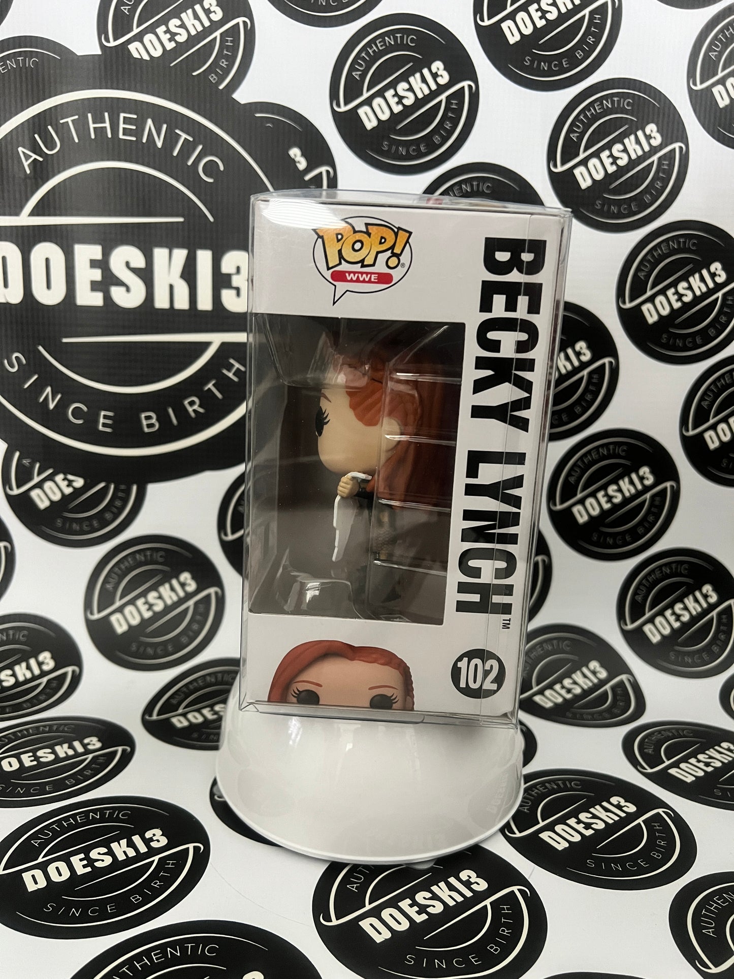 Funko Pop! WWE Becky Lynch #102 with Two Belts Target Con Exclusive W/Protector