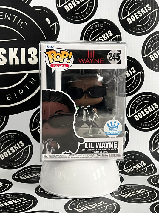 Funko Pop! Rocks Lil Wayne #245 Lollipop Funko Exclusive W/Protector