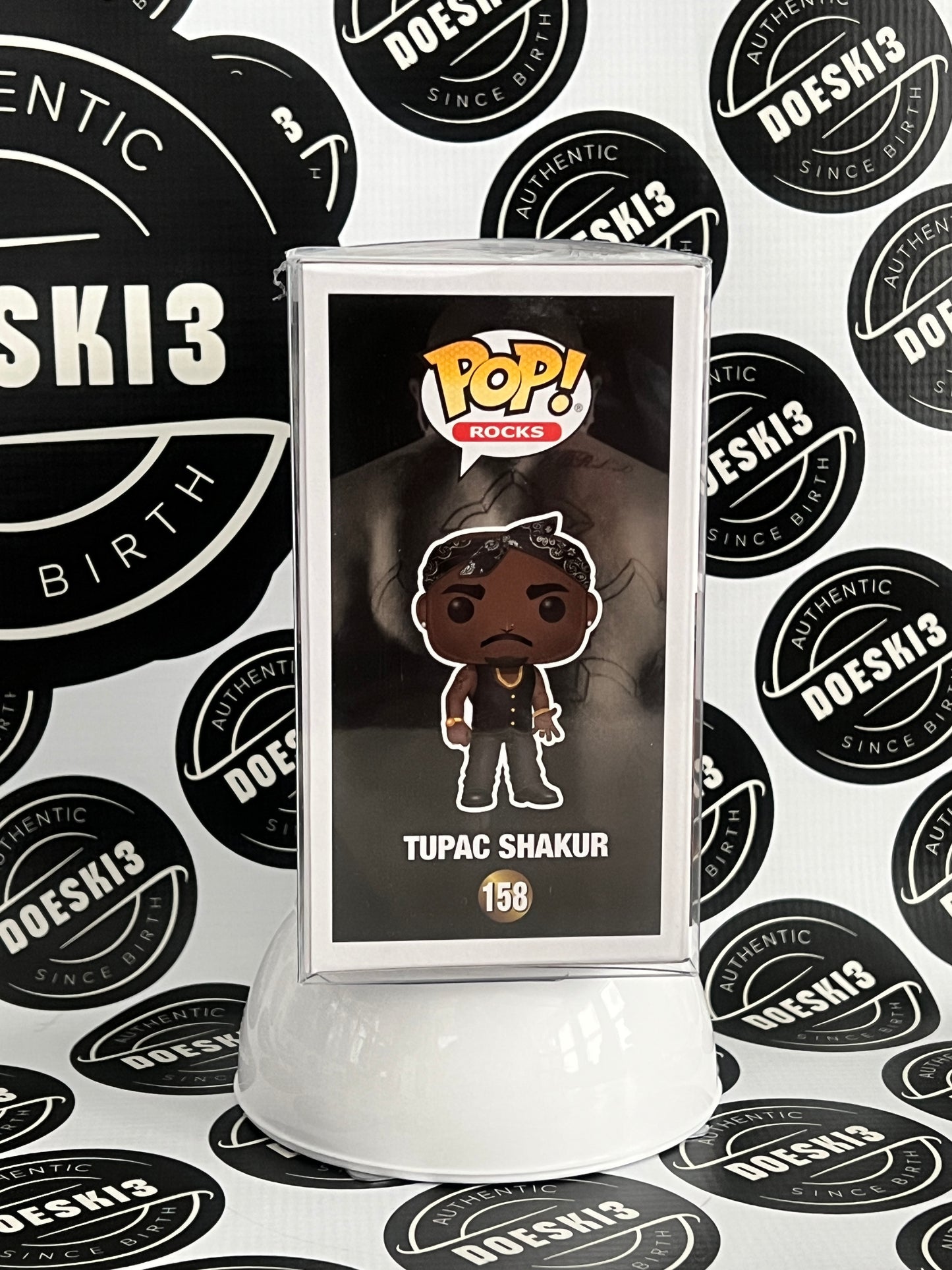 Funko Pop! Rocks Tupac Shakur #158 W/Protector