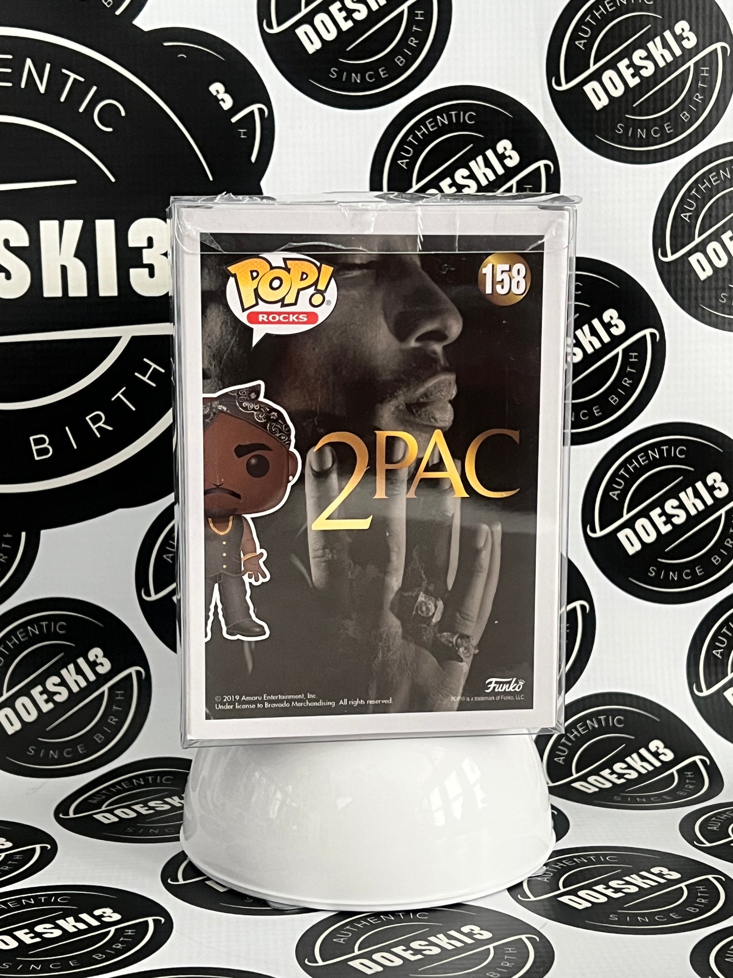 Funko Pop! Rocks Tupac Shakur #158 W/Protector