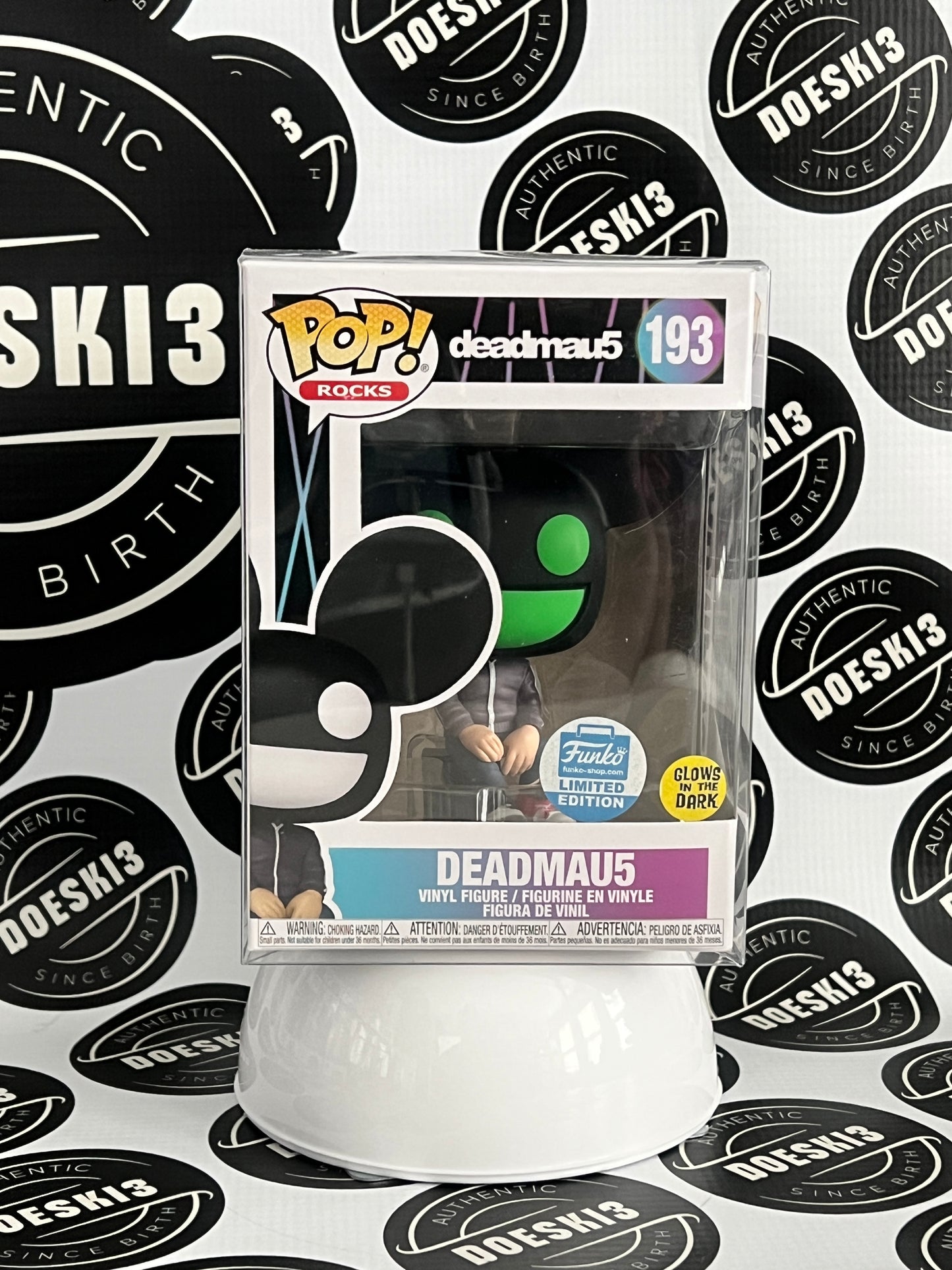 Funko Pop! Deadmau5 #193 Glows In Dark Funko Exclusive Limited Edition W/Protector