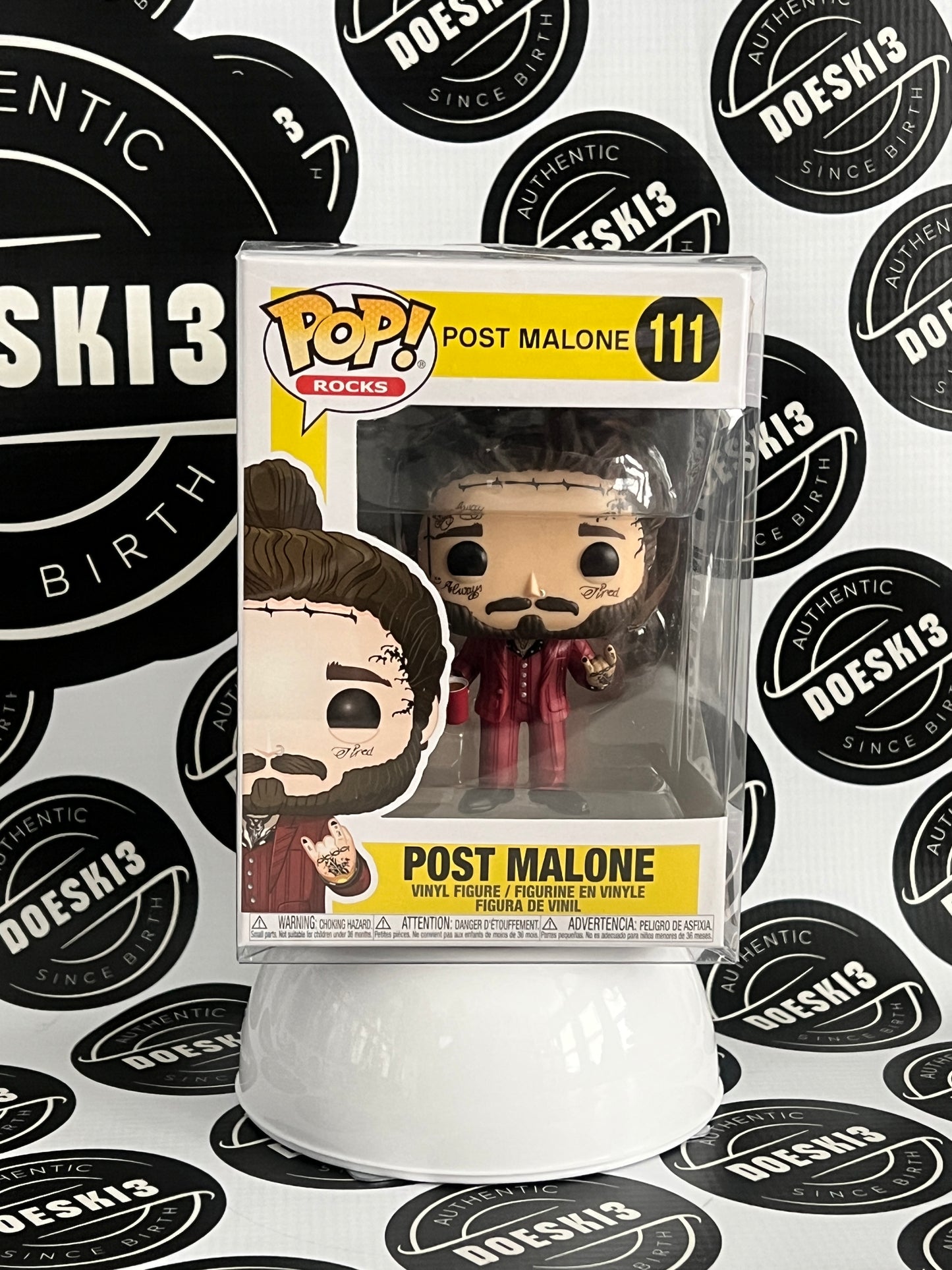 Funko Pop! Rocks Post Malone #111 W/Protector