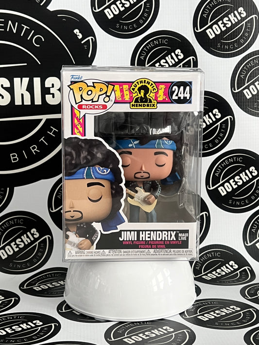 Funko Pop! Figure Jimi Hendrix Live From Maui #244 W/Protector