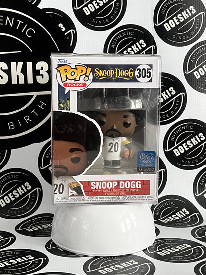 Funko Pop! Snoop Dogg White Steelers #305 LE 5K Tha Dogg House Exclusive W/Protector