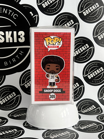 Funko Pop! Snoop Dogg White Steelers #305 LE 5K Tha Dogg House Exclusive W/Protector