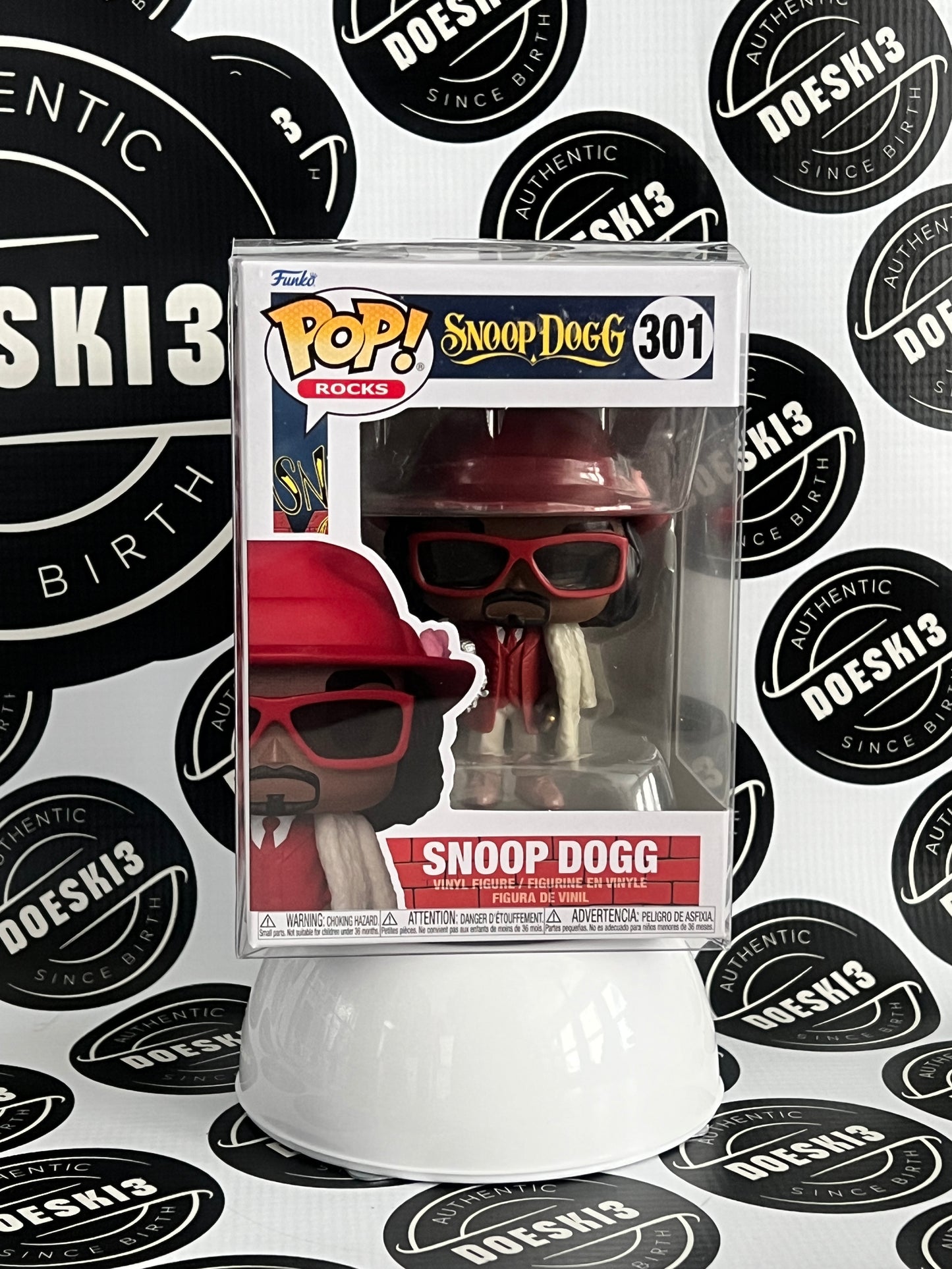 Funko Pop! Snoop Dogg with fur coat #301 W/Protector