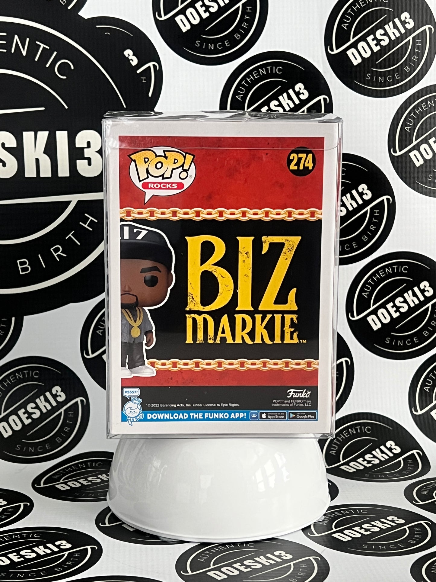 Funko Pop! Rocks Biz Markie #274 W/Protector