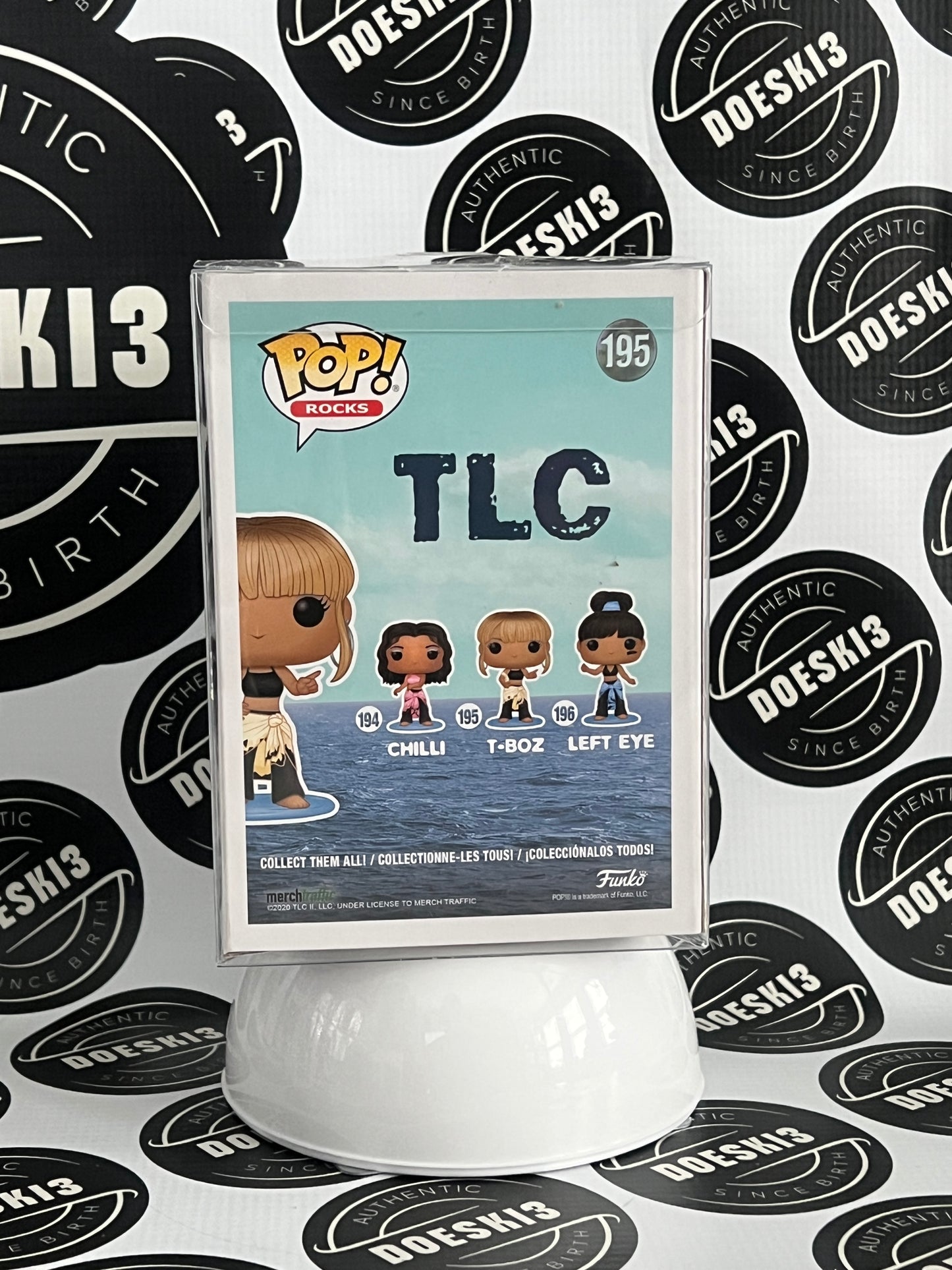 Funko Pop! TLC T-Boz #195 Waterfalls Translucent (Chase) W/Protector