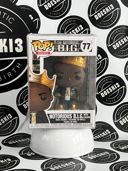 Funko Pop! Notorious Big (with Crown) #77 W/Protector