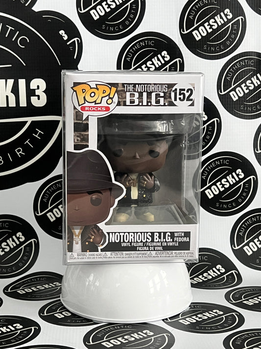 Funko Pop! Notorious Big (with Fedora) #152 W/Protector