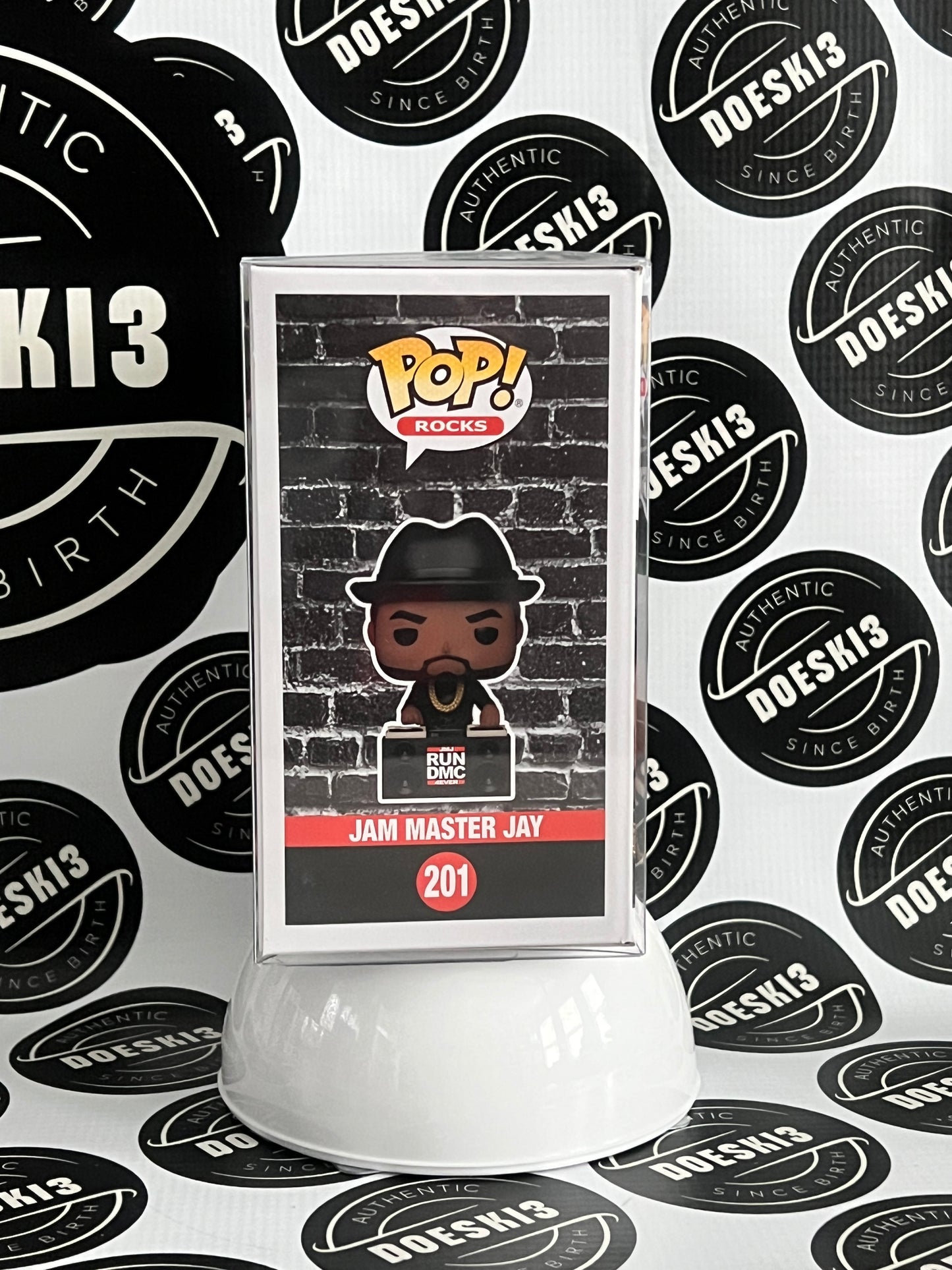 Funko Pop! Run DMC Jam Master Jay #201 W/Protector