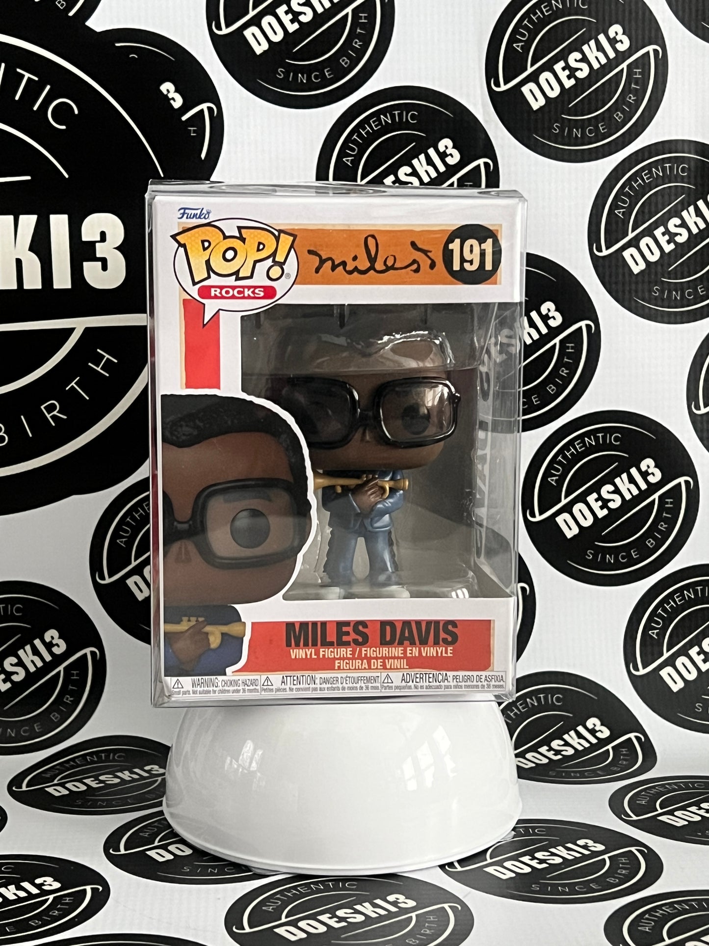 Funko Pop! Rocks Jazz Miles Davis #191 W/Protector