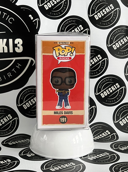 Funko Pop! Rocks Jazz Miles Davis #191 W/Protector