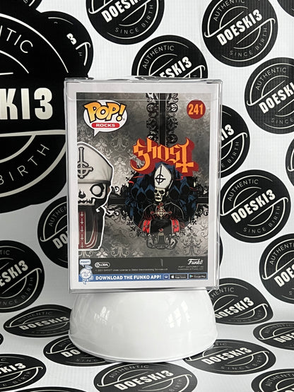 Funko Pop! Rocks #241 Papa Emeritus I Ghost Hot Topic Exclusive W/Protector