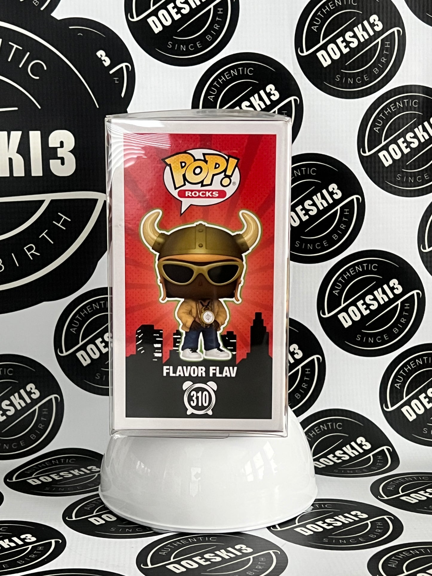 Funko Pop! Rocks Flavor Flav #310 Public Enemy W/Protector