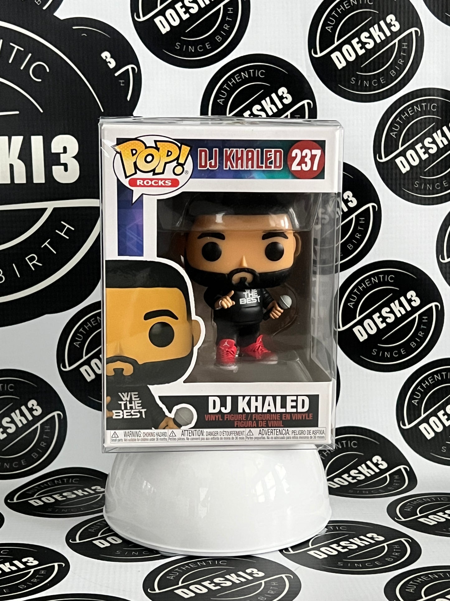 Funko Pop! Rocks DJ Khaled #237 W/Protector