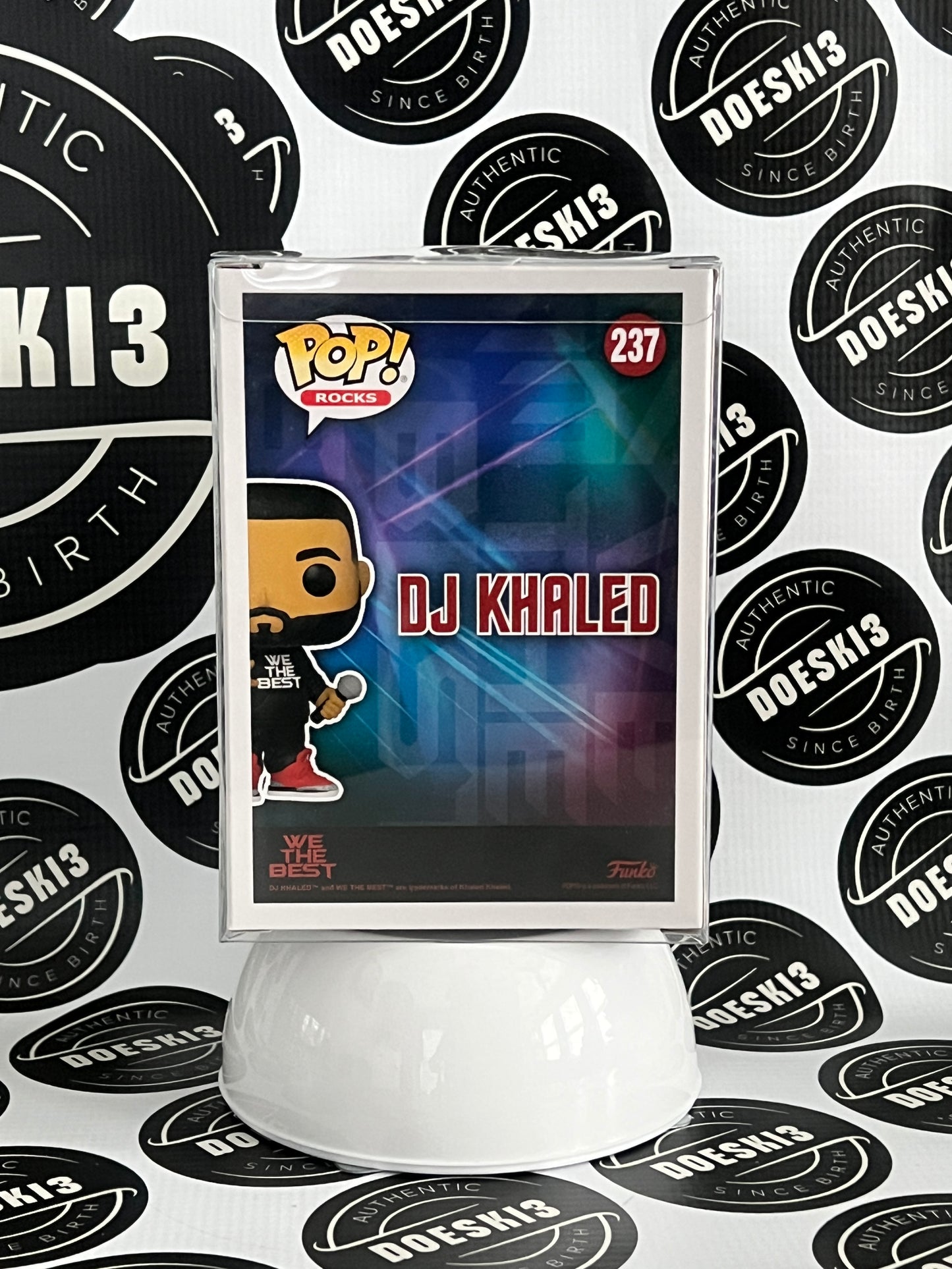 Funko Pop! Rocks DJ Khaled #237 W/Protector