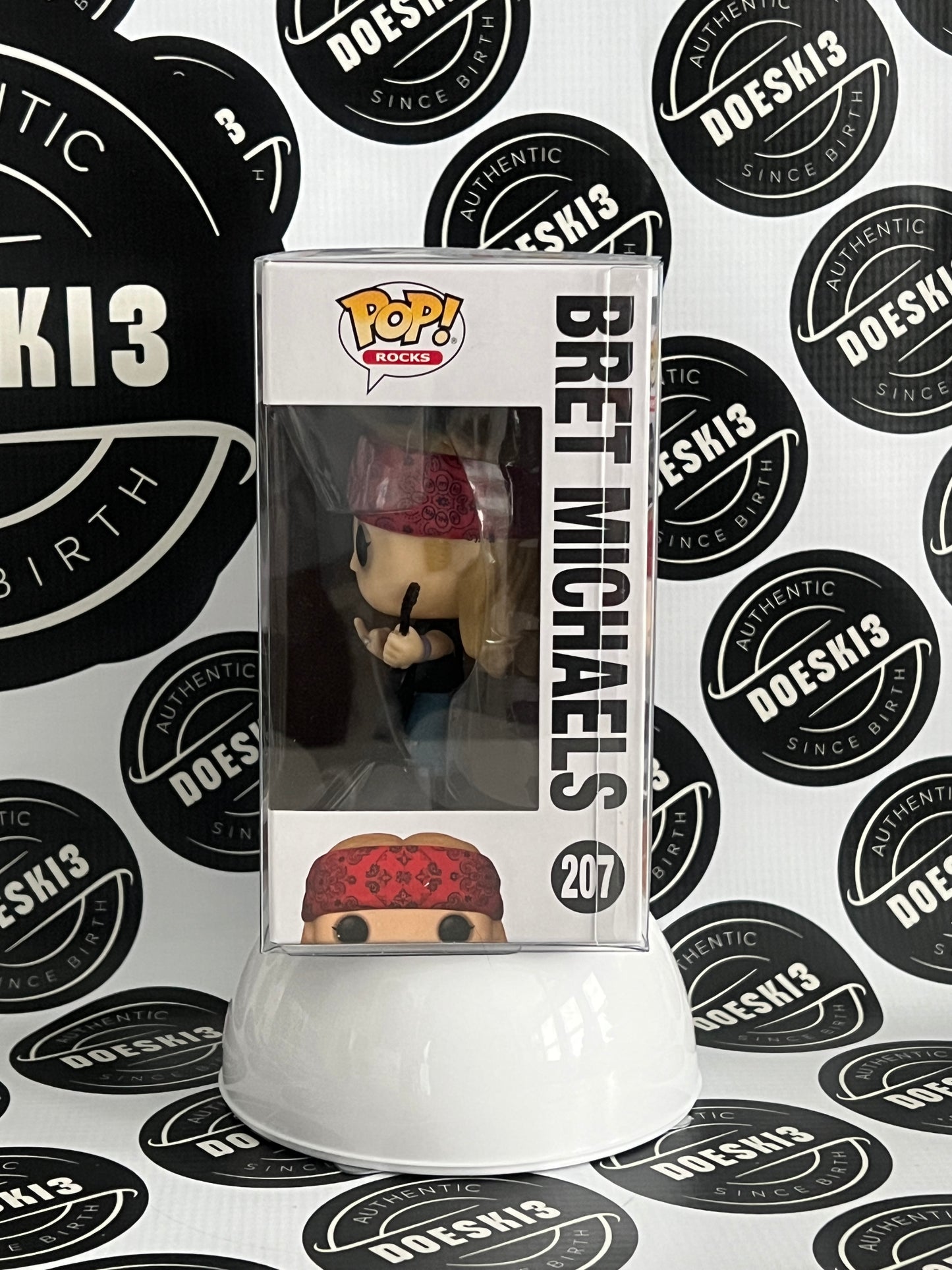 Funko Pop! Rocks Bret Michaels #207 W/Protector