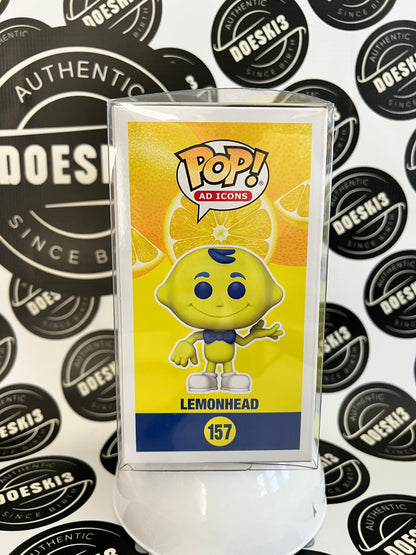 Funko Pop! Lemonhead Scented Funkon 2022 Limited Edition Exclusive #157 Ad Icons W/Protector