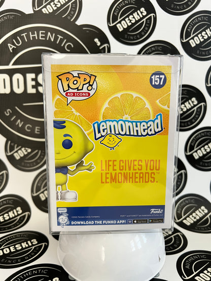 Funko Pop! Lemonhead Scented Funkon 2022 Limited Edition Exclusive #157 Ad Icons W/Protector