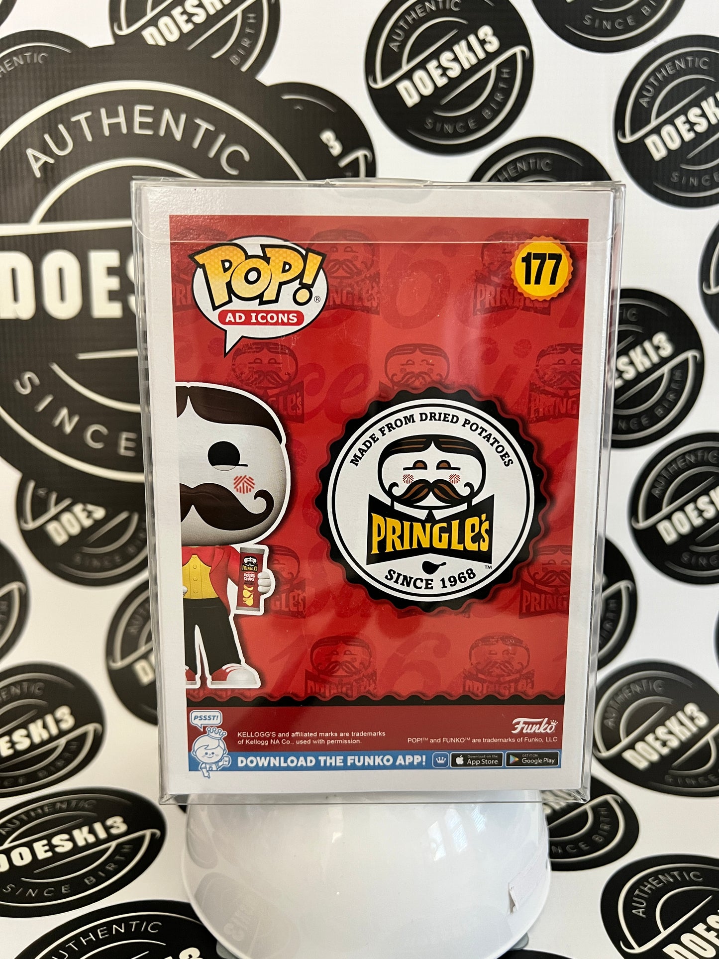 Funko Pop! Julius Pringles Ad Icons #177 Funko Limited Edition W/Protector