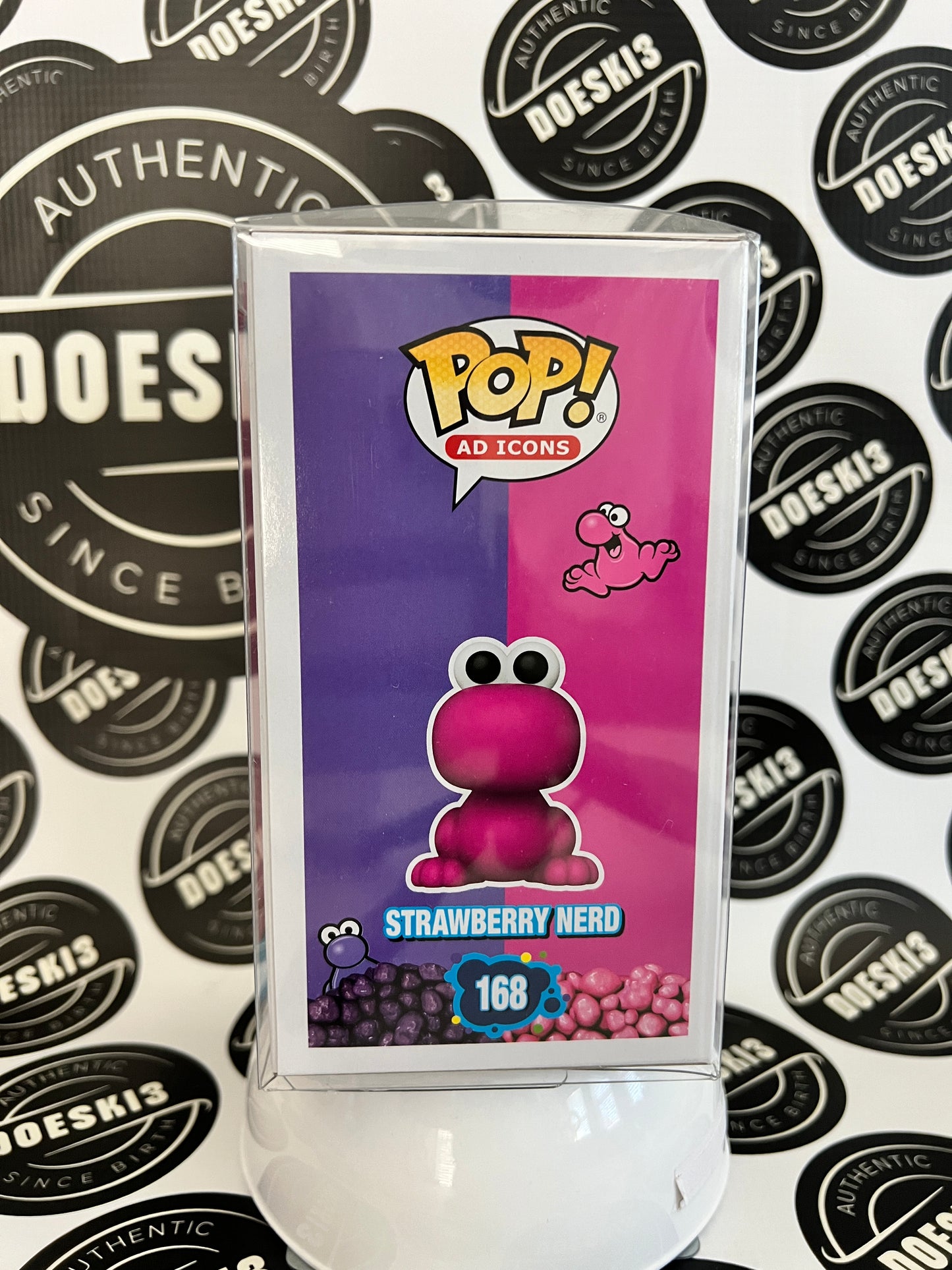 Funko Pop! Purple Grape Nerd #167 & Strawberry Nerd #168 Scented Exclusive W/Protector