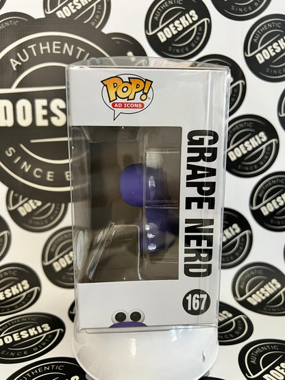 Funko Pop! Purple Grape Nerd #167 & Strawberry Nerd #168 Scented Exclusive W/Protector