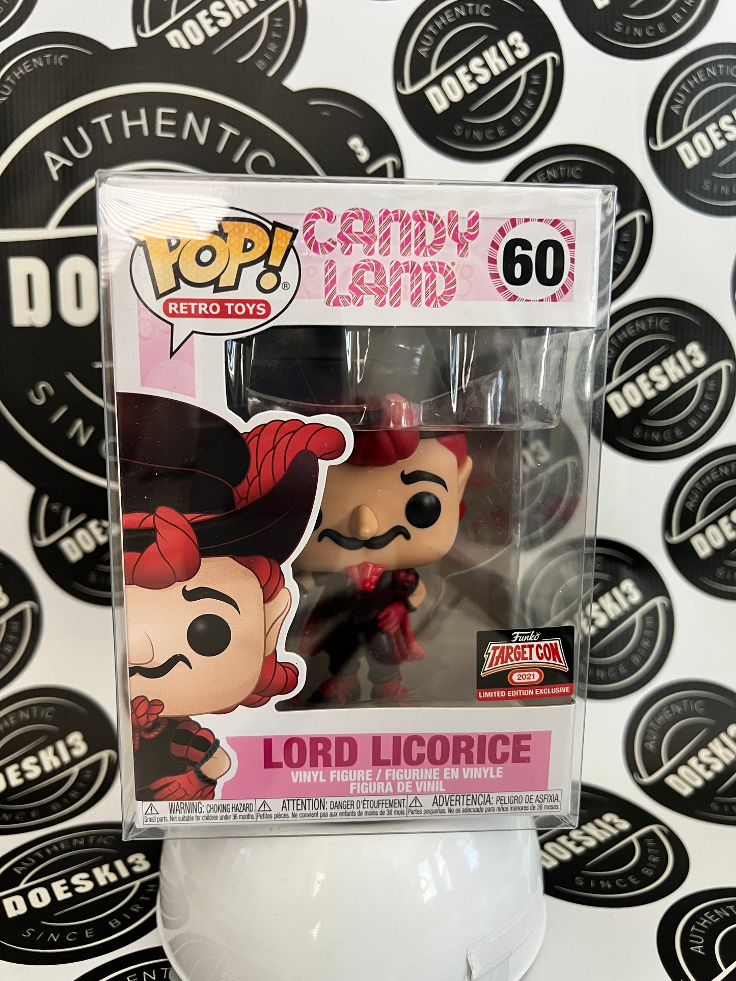 Funko Pop! Retro Toys CandyLand Lord Licorice #60 2021 TargetCon Exclusive W/Protector