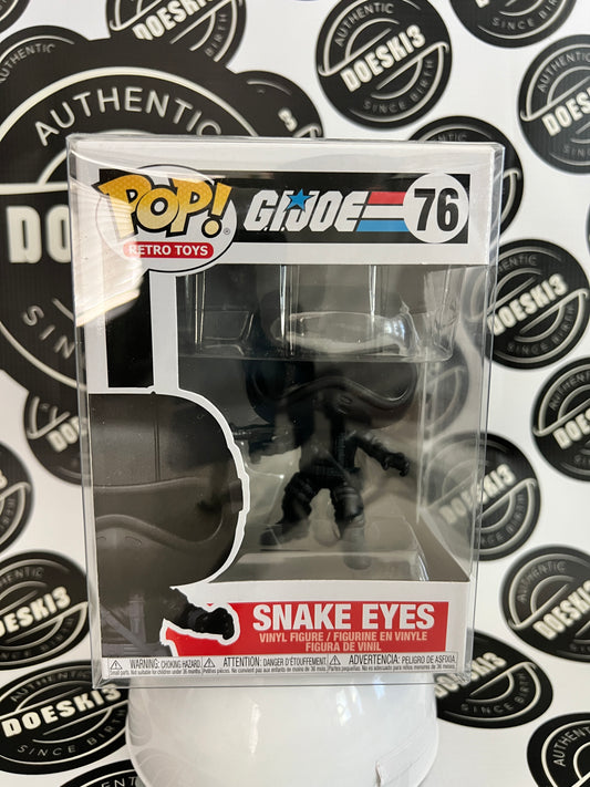 Funko Pop! Gi Joe Snake Eyes #76 W/Protector