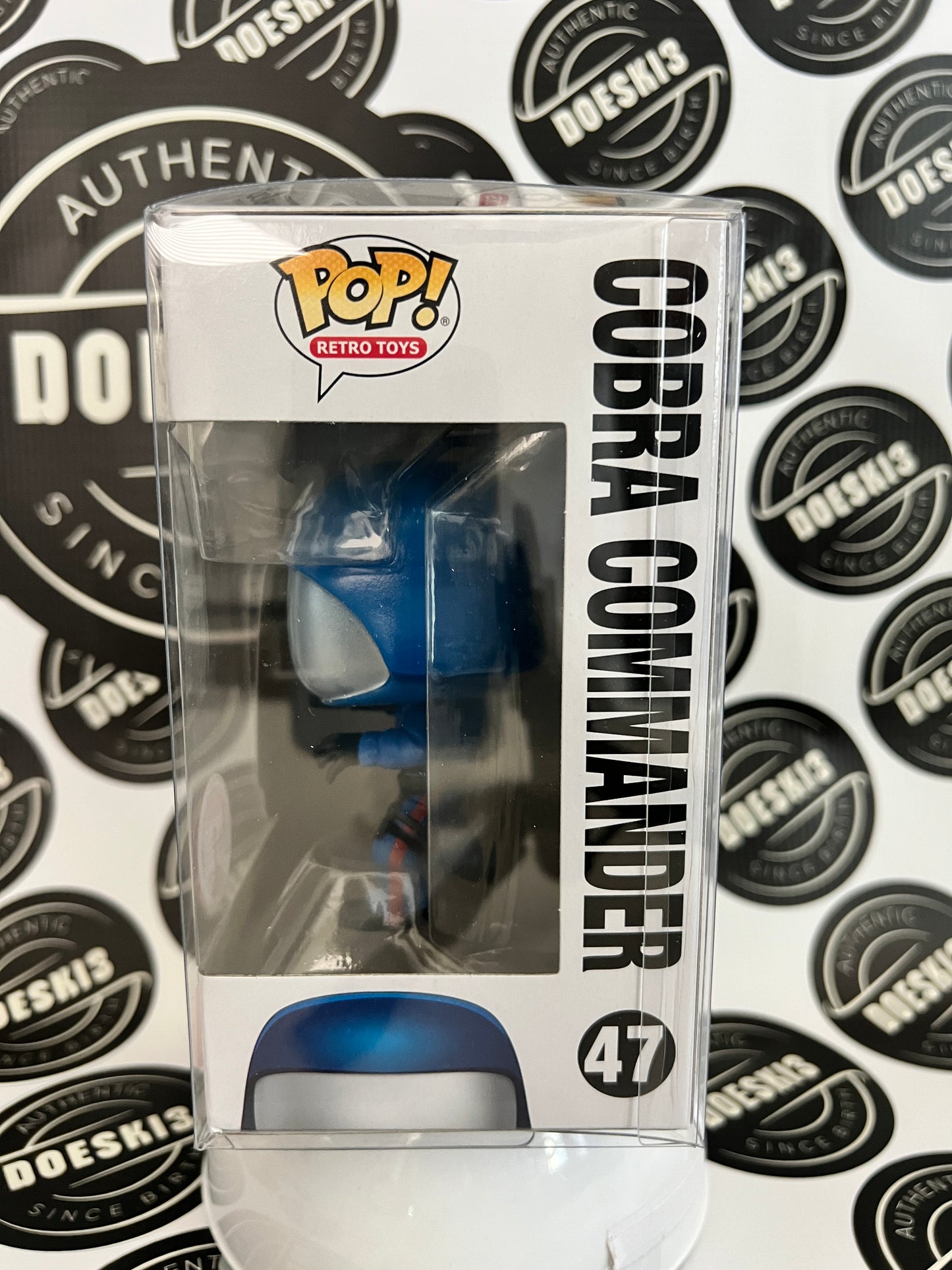 Funko Pop! Gi Joe Cobra Commander #47 Gamestop Exclusive W/Protector