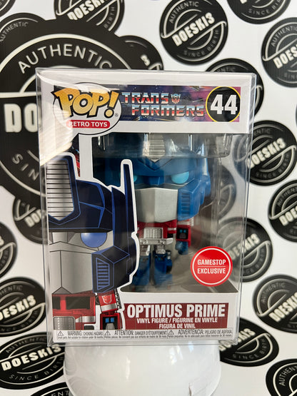 Funko Pop! Transformers Optimus Prime # 44 GameStop Exclusive W/Protector