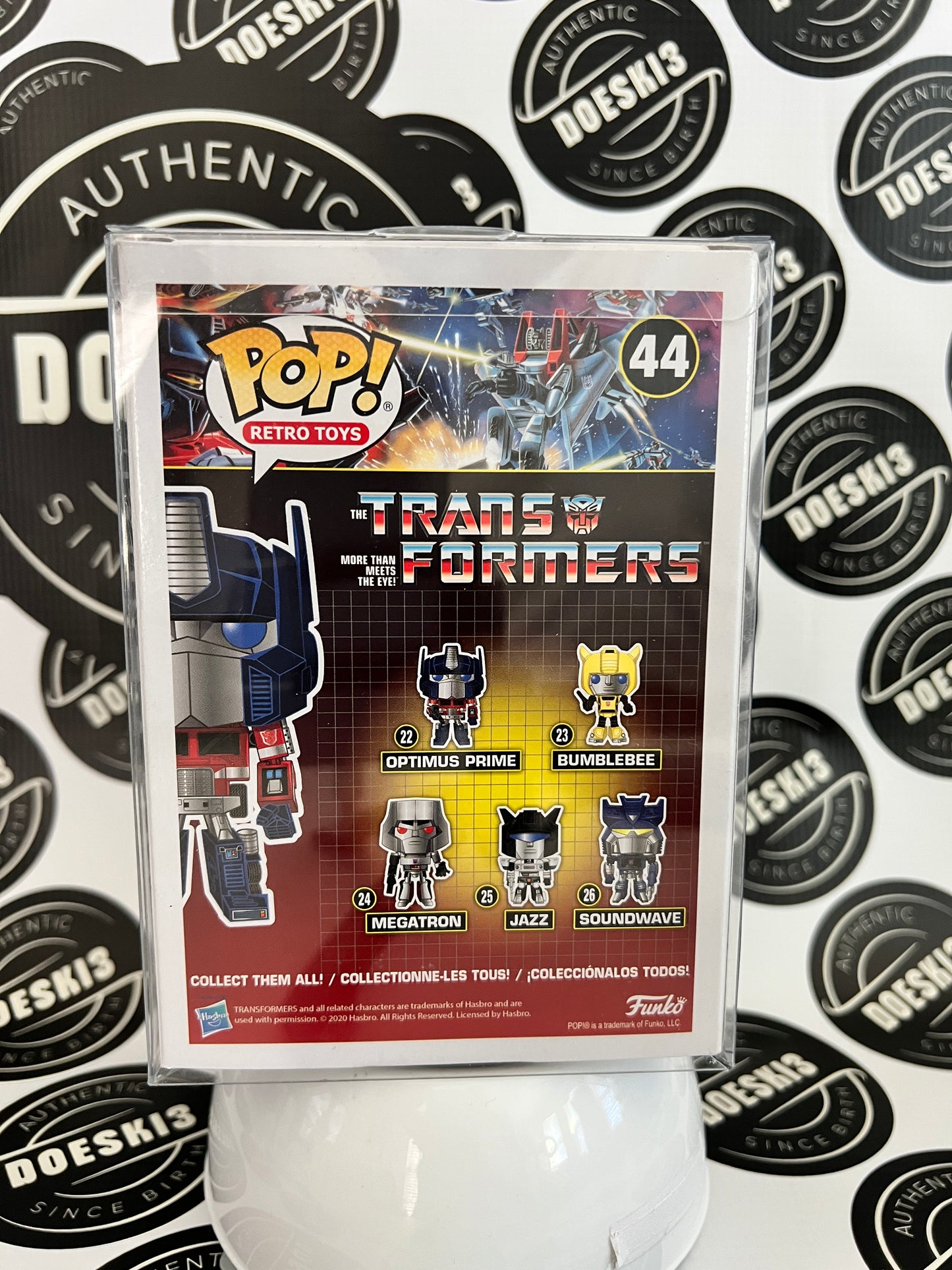 Funko Pop! Transformers Optimus Prime # 44 GameStop Exclusive W/Protector