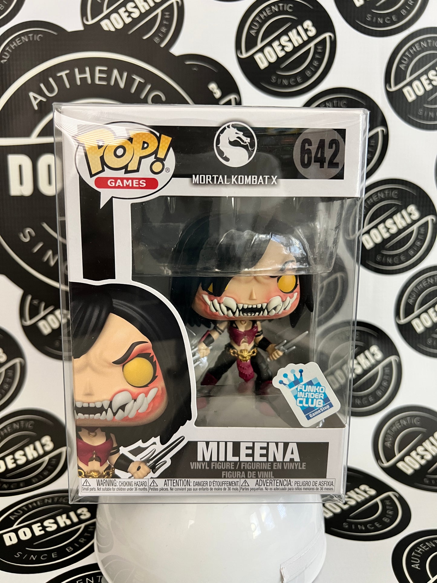 Funko Pop! Mortal Kombat - Mileena #642 Funko Insider Club GameStop Exclusive W/Protector