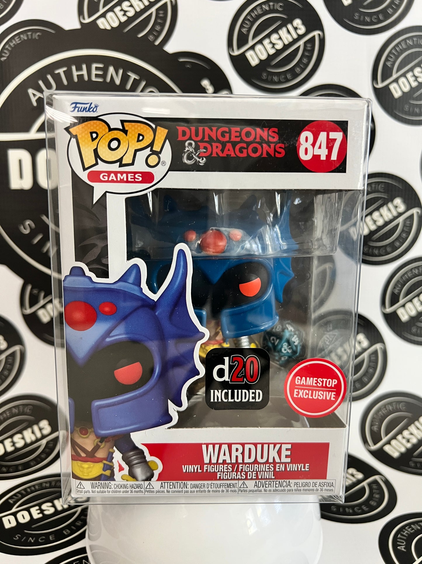 Funko Pop! Dungeons & Dragons  Warduke #847 (GameStop Exclusive) W/Protector