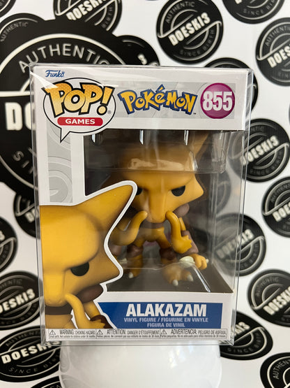 Funko Pop! Pokémon Alakazam #855 W/Protector