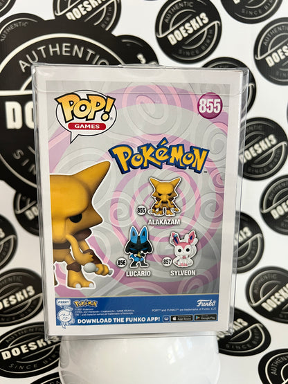 Funko Pop! Pokémon Alakazam #855 W/Protector