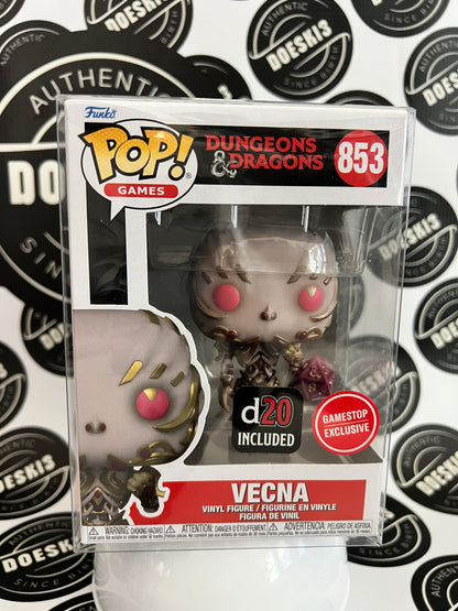 Funko POP! Dungeons & Dragons Vecna #853 Gamestop Exclusive W/Protector