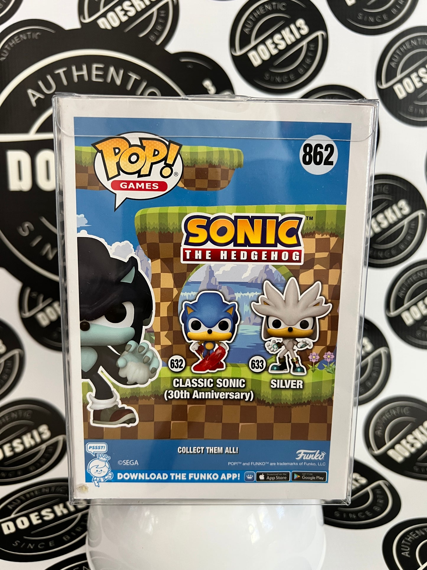 Funko Pop! Games Sonic the Hedgehog Werehog #862 (Hot Topic Exclusive ) W/Protector