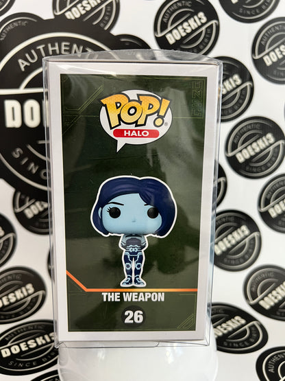 Funko Pop! Halo The Weapon #26 (Glows in the Dark) GameStop Exclusive W/Protector